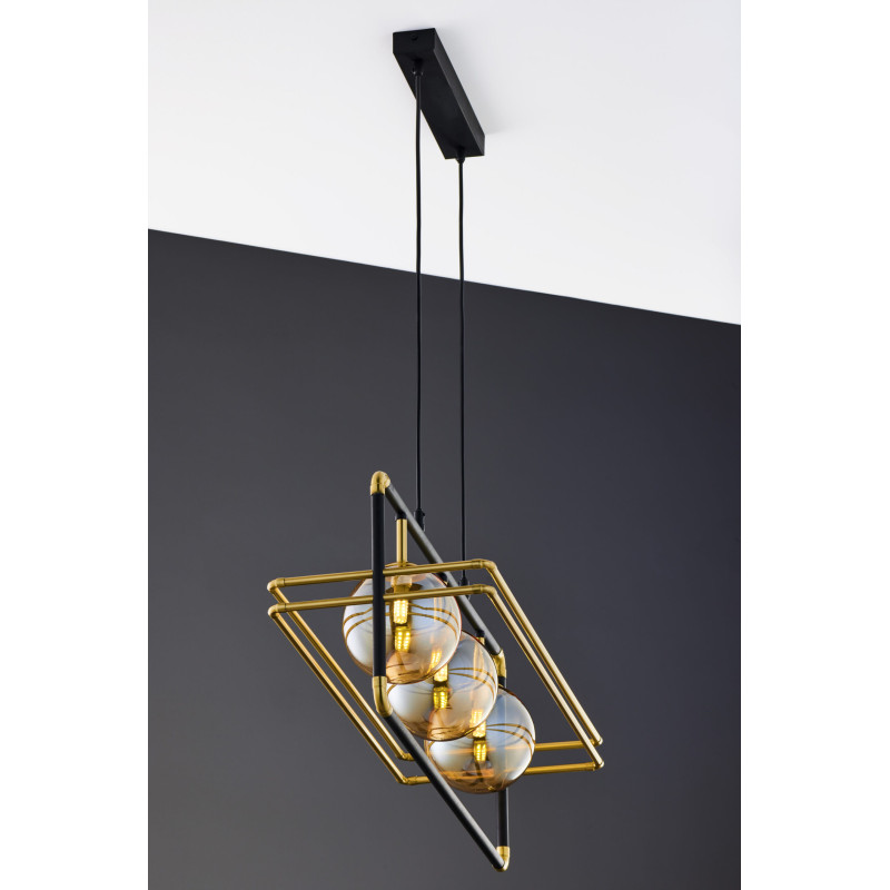 Люстра JUPITER FIORI 2027 FR 3 CZ/MS BU