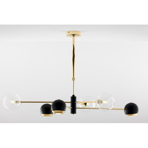 Люстра современная JUPITER MOKA 1967 MO6 CZ/MS TR