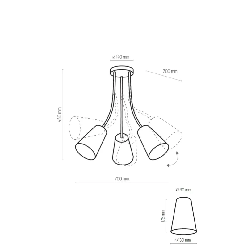 Люстра TK Lighting 1711 Wire kids