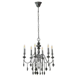 Люстра Edlin PL2417-6 Vanessa E14 6x12W IP20 хром 32205346