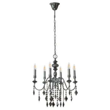 Люстра Edlin PL2417-6 Vanessa E14 6x12W IP20 хром 32205346