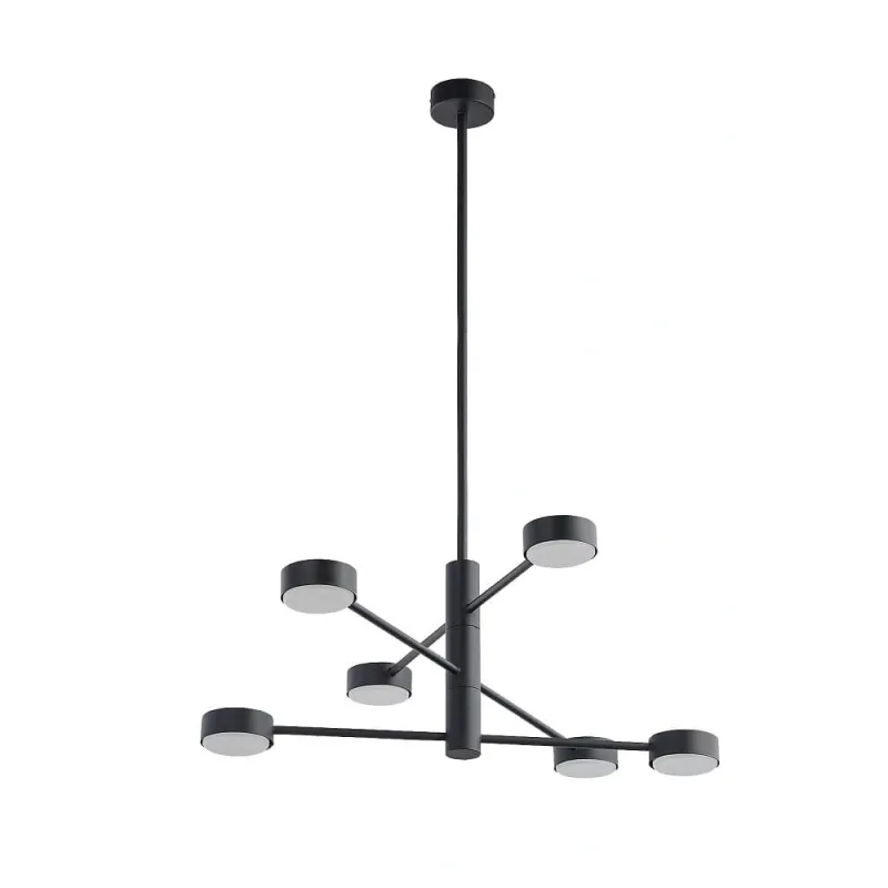 Люстра Nowodvorski 7946 Orbit GX53 6x12W IP20 чорна