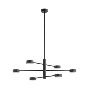 Люстра Nowodvorski 7946 Orbit GX53 6x12W IP20 чорна