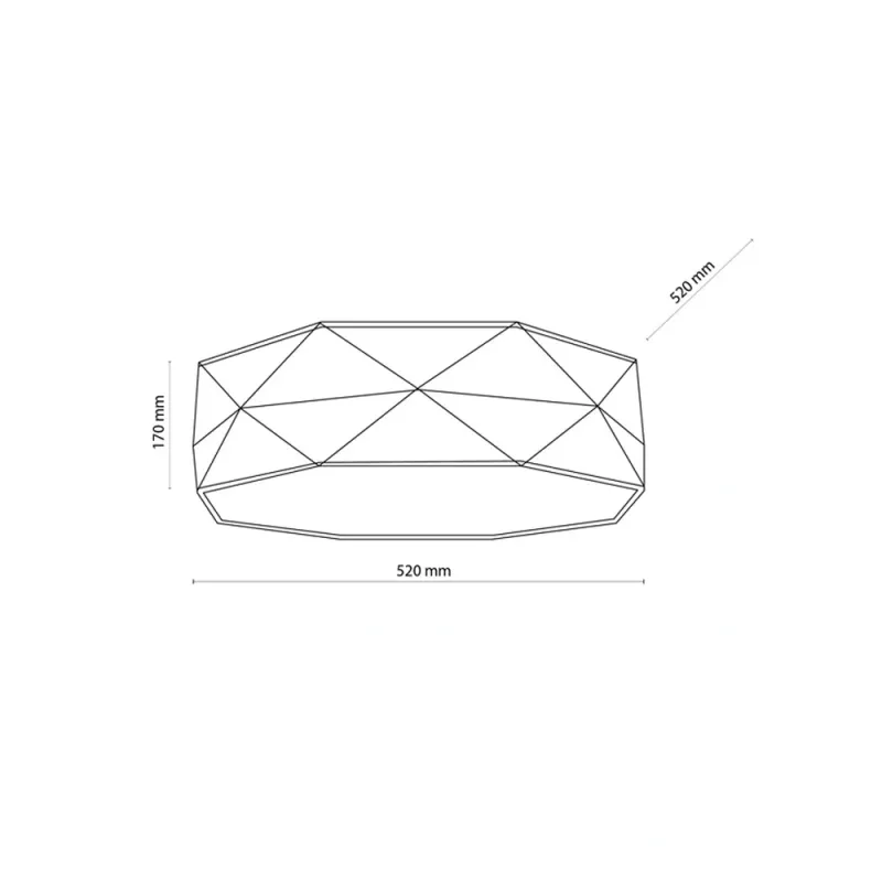 Люстра TK Lighting 1565 Kantoor E27 4x15W IP20 біла