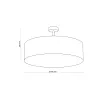 Люстра TK Lighting 4239 Rondo E27 4x15W IP20 графітова