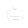 Люстра TK Lighting 4243 Rondo E27 4x15W IP20 біла