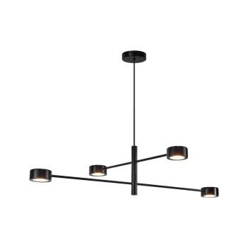 Підвісний світильник, люстра Nordlux 2010803003 Clyde LED 4x16W 2700K 350Lm IP20 чорний