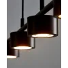 Підвісний світильник, люстра Nordlux 2010813003 Clyde LED 4x16W 2700K 350Lm IP20 чорний