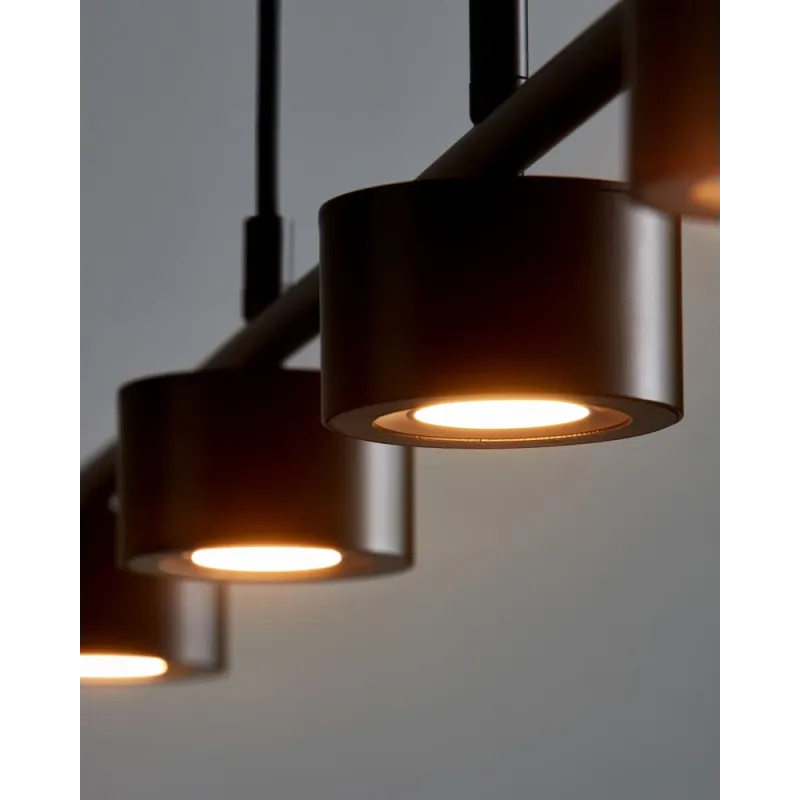 Підвісний світильник, люстра Nordlux 2010813003 Clyde LED 4x16W 2700K 350Lm IP20 чорний
