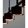 Підвісний світильник, люстра Nordlux 2010813003 Clyde LED 4x16W 2700K 350Lm IP20 чорний