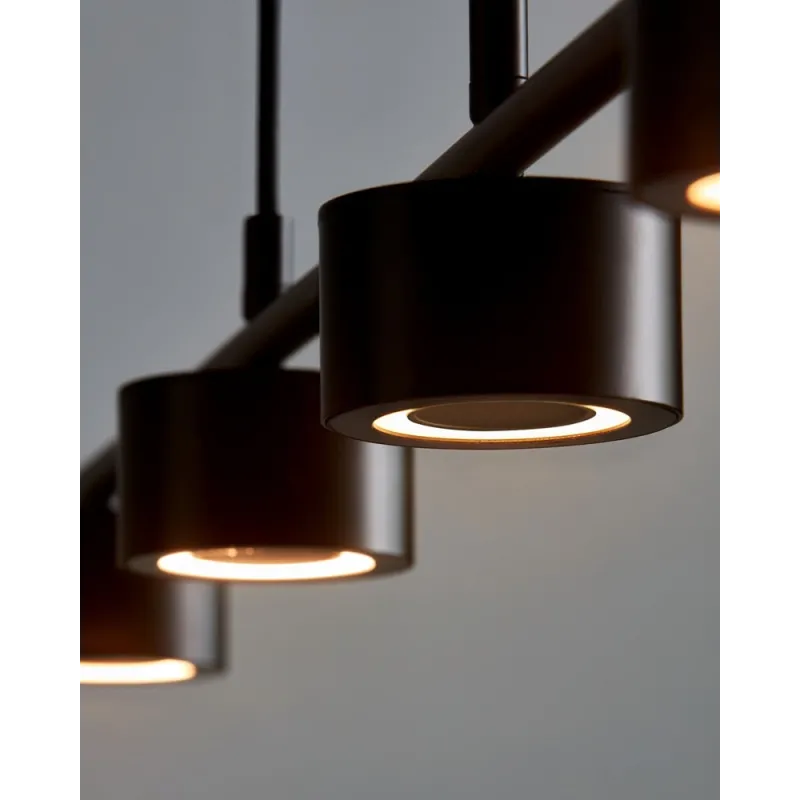 Підвісний світильник, люстра Nordlux 2010813003 Clyde LED 4x16W 2700K 350Lm IP20 чорний