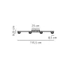 Світильник стельовий Nordlux 2213530103 Clyde LED 4x16W 2700K 350Lm IP20 чорний
