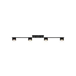 Світильник стельовий Nordlux 2213530103 Clyde LED 4x16W 2700K 350Lm IP20 чорний