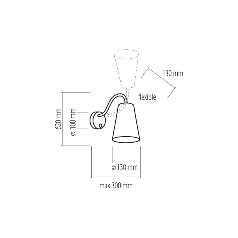 Бра TK Lighting 2448 Wire Colour