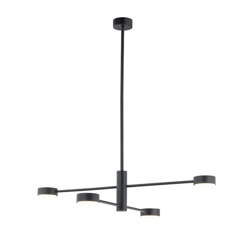 Люстра Nowodvorski 7945 Orbit GX53 4x12W IP20 чорна
