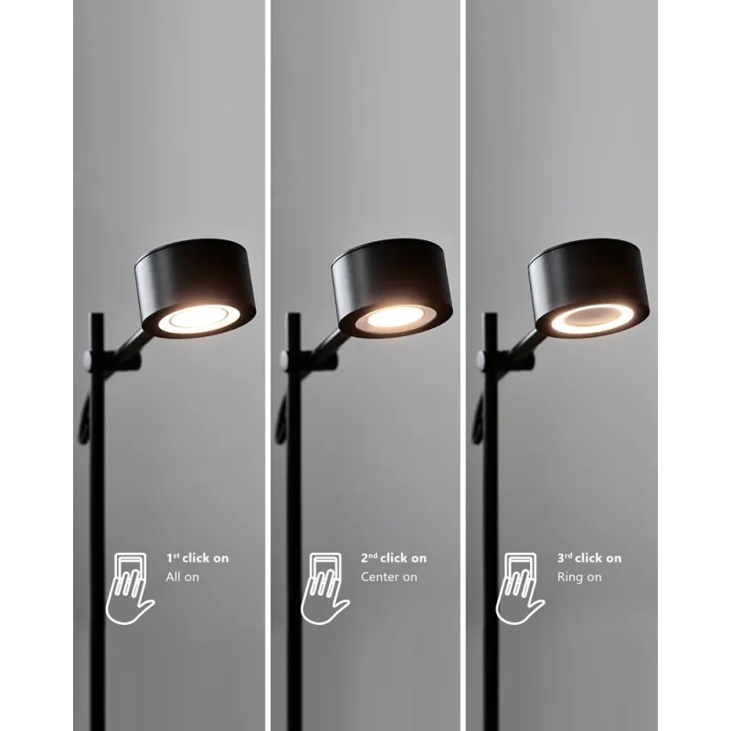 Настільна лампа Nordlux 2010835003 Clyde LED 1x4W 2700K 350Lm IP20 чорна
