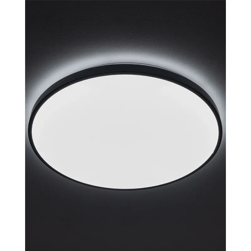 Світильник стельовий Nowodvorski 10974 Agnes Round LED Pro 1x32W 4000K 2700Lm IP44 чорний
