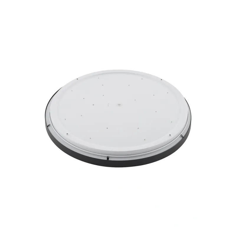 Світильник стельовий Nowodvorski 10975 Agnes Round LED Pro 1x64W 3000K 5600Lm IP44 чорний