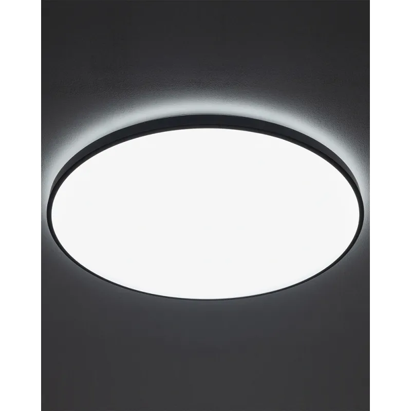 Світильник стельовий Nowodvorski 10976 Agnes Round LED Pro 1x64W 4000K 5900Lm IP44 чорний
