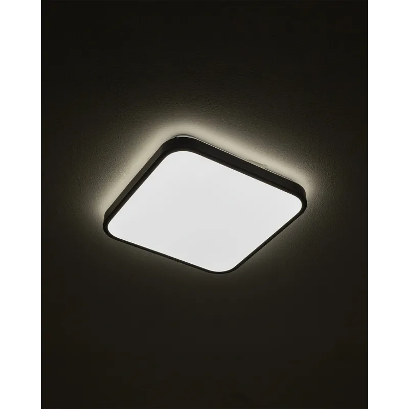 Світильник стельовий Nowodvorski 10983 Agnes Square LED Pro 1x16W 3000K 1200Lm IP44 чорний