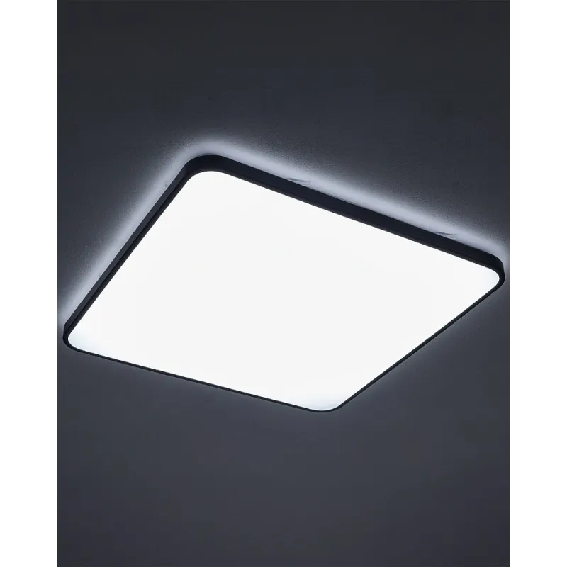 Світильник стельовий Nowodvorski 10988 Agnes Square LED Pro 1x64W 4000K 6000Lm IP44 чорний