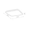 Світильник стельовий Nowodvorski 10988 Agnes Square LED Pro 1x64W 4000K 6000Lm IP44 чорний