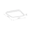 Світильник стельовий Nowodvorski 10993 Agnes Square LED Pro 1x64W 3000K 6100Lm IP44 білий