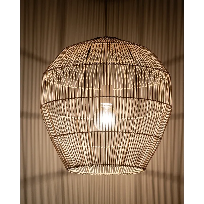 Підвісний світильник, люстра Nowodvorski 11164 Haiti M E27 1x25W IP20 бежевий