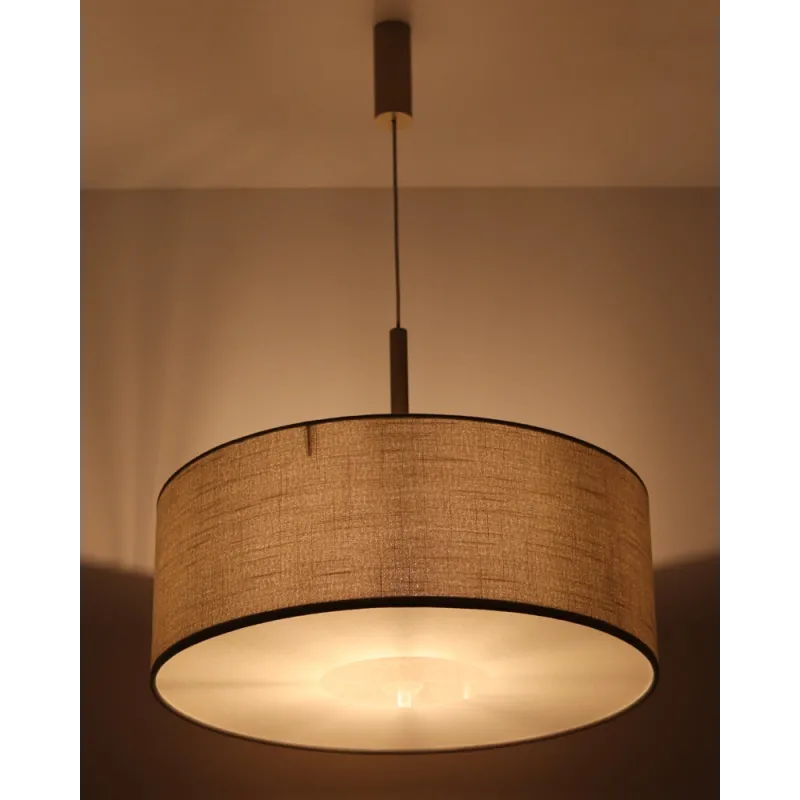 Підвісний світильник, люстра Nowodvorski 11652 Santana M E27 1x25W IP20 бежевий