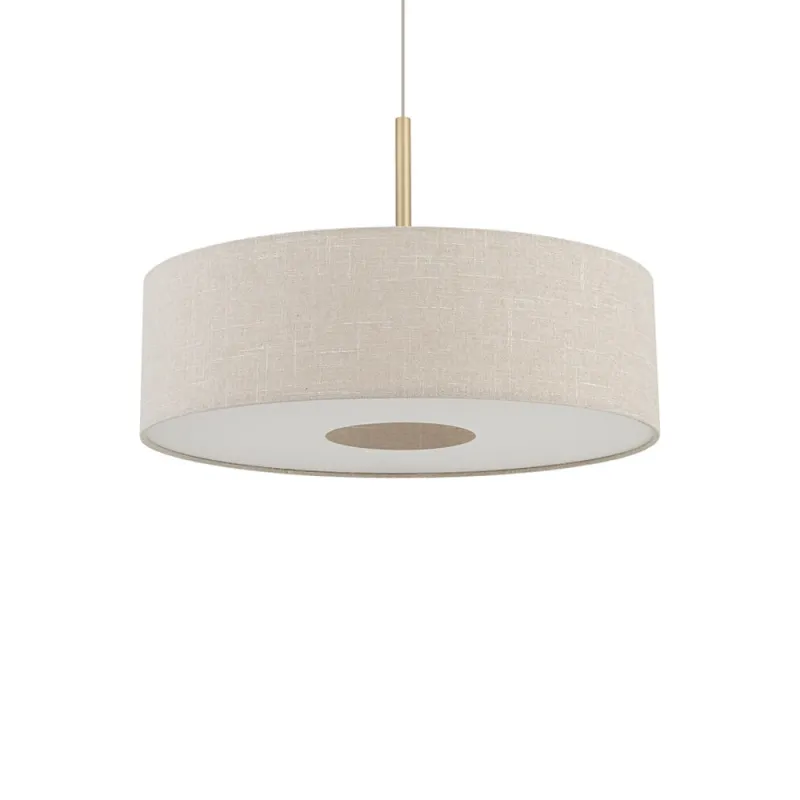 Підвісний світильник, люстра Nowodvorski 11653 Santana L E27 1x25W IP20 бежевий