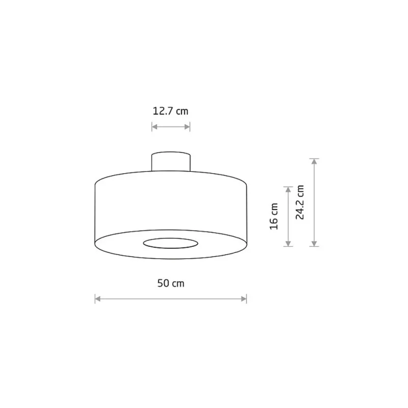 Люстра Nowodvorski 11658 Amarela M E27 1x25W IP20 графітова