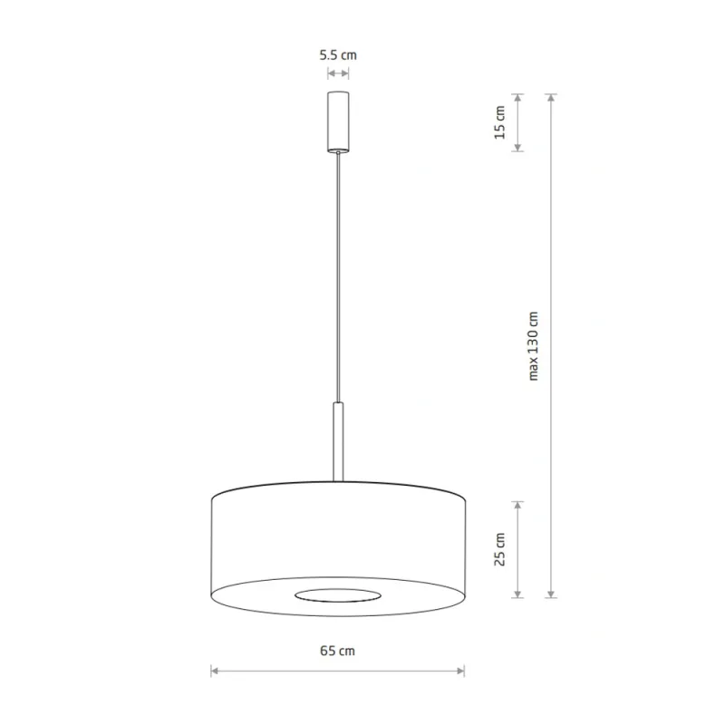 Підвісний світильник, люстра Nowodvorski 11660 Amarela L E27 1x25W IP20 графітовий