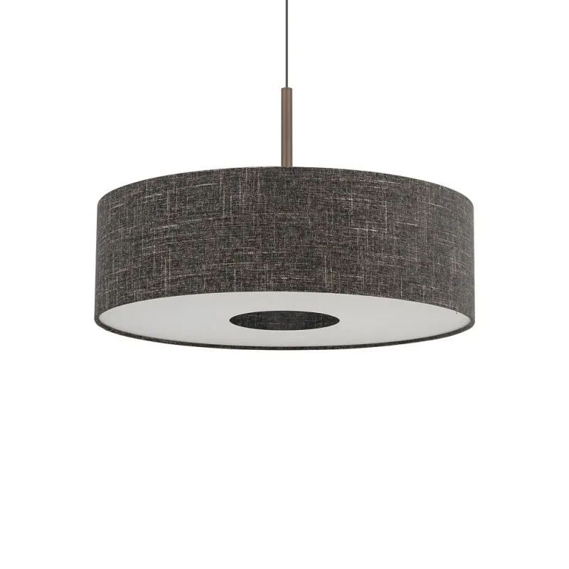 Підвісний світильник, люстра Nowodvorski 11660 Amarela L E27 1x25W IP20 графітовий
