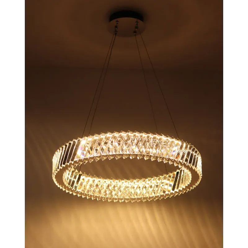Підвісний світильник, люстра Nowodvorski 11705 Luxora Round LED 1x30W 3000K 2700Lm IP20 хром