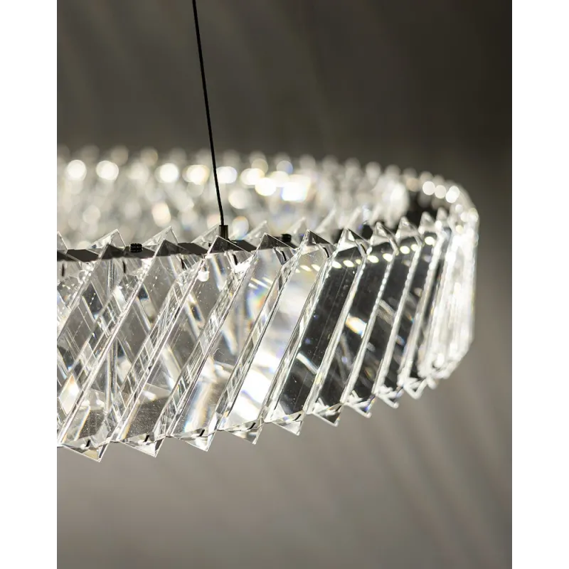Підвісний світильник, люстра Nowodvorski 11705 Luxora Round LED 1x30W 3000K 2700Lm IP20 хром