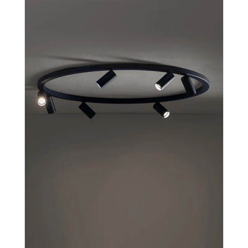 Люстра Nowodvorski 11947 Fourty Round GU10 R35 7x10W IP20 синя