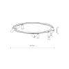 Люстра Nowodvorski 11947 Fourty Round GU10 R35 7x10W IP20 синя