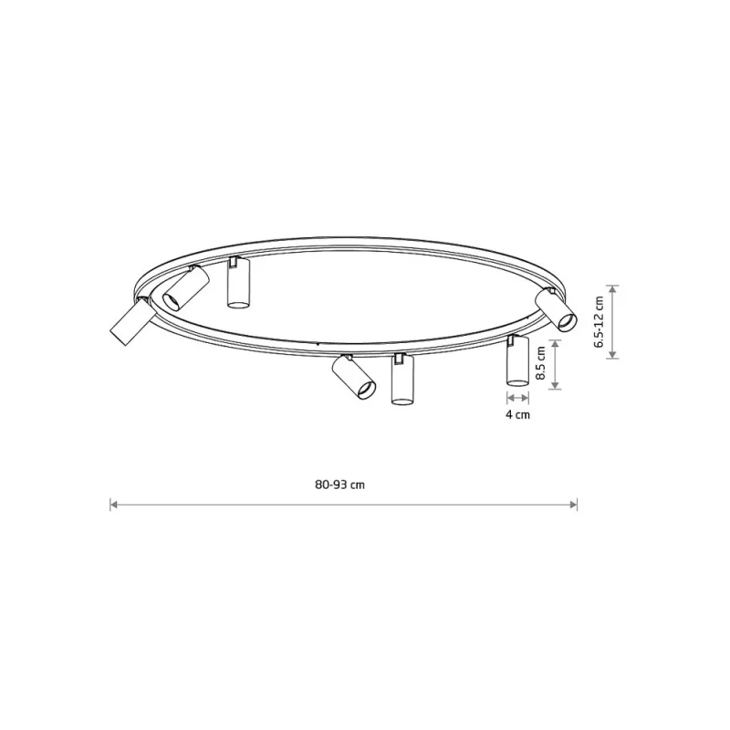 Люстра Nowodvorski 11947 Fourty Round GU10 R35 7x10W IP20 синя