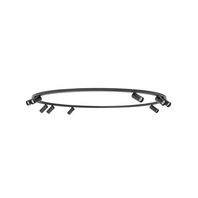 Люстра Nowodvorski 11950 Fourty Round GU10 R35 9x10W IP20 чорна
