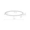 Люстра Nowodvorski 11953 Fourty Round GU10 R35 9x10W IP20 синя