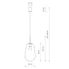 Підвісний світильник, люстра Nowodvorski 7798 Pear M E27 1x25W IP20 прозорий