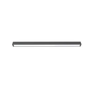 Світильник стельовий Nowodvorski 7551 Straight Ceiling LED T8LED 1x22W 3000K 3200Lm IP20 графітовий