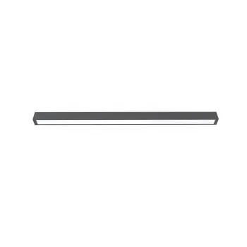 Світильник стельовий Nowodvorski 7551 Straight Ceiling LED T8LED 1x22W 3000K 3200Lm IP20 графітовий
