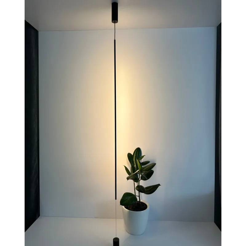 Підвісний світильник, люстра Nowodvorski 10362 Vertic LED 1x19W 3000K 650Lm IP20 чорний