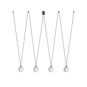 Люстра Nowodvorski 10354 Sling IV G9 4x12W IP20 чорна