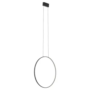 Люстра Nowodvorski 10811 Circolo LED M 1x21W 3000K 660Lm IP20 чорна