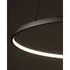 Люстра Nowodvorski 10812 Circolo LED M 1x21W 3000K 660Lm IP20 чорна