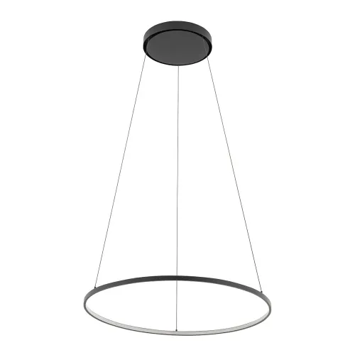 Люстра Nowodvorski 10812 Circolo LED M 1x21W 3000K 660Lm IP20 чорна