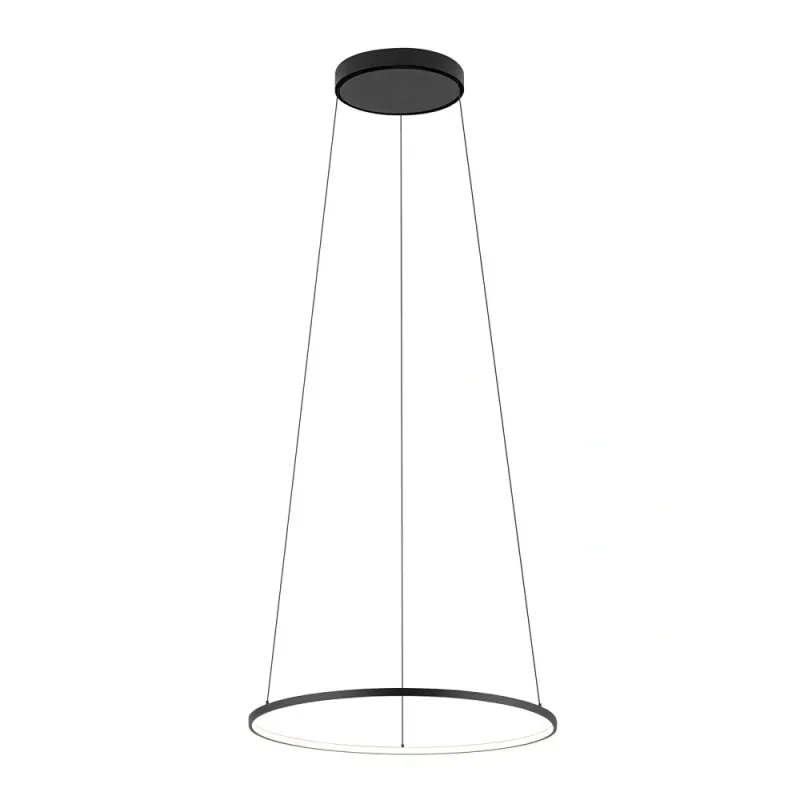 Люстра Nowodvorski 10813 Circolo LED S 1x18W 3000K 560Lm IP20 чорна