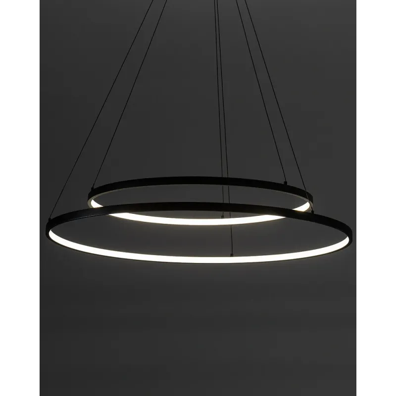 Люстра Nowodvorski 10814 Circolo LED 2x35W 3000K 1200Lm IP20 чорна